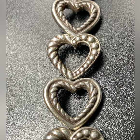 Brighton Connected by Love Bracelet heart charm silver plated - Picture 7 of 8